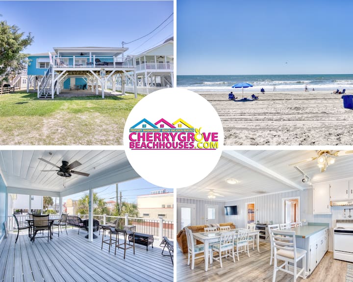 4 Br House In Cherry Grove, 1 Block From Beach - North Myrtle Beach, SC