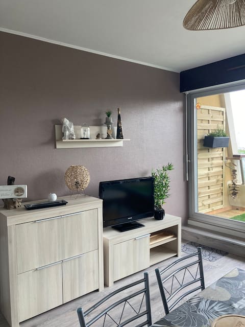 Successful Airbnb property: sea view studio in Saint Jean De Monts