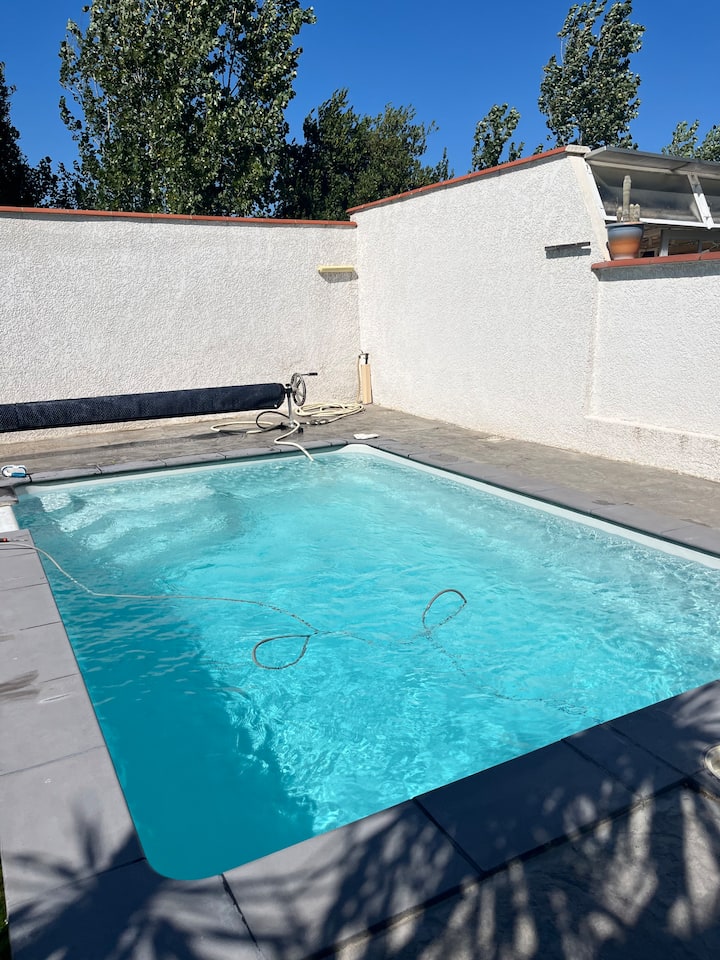 Villa Spacieuse Avec Piscine & Soleil Proche Mer - Elne