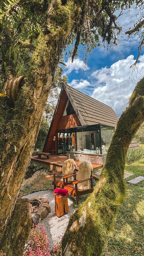 Lumine | Romantic Cabin with Private Waterfall