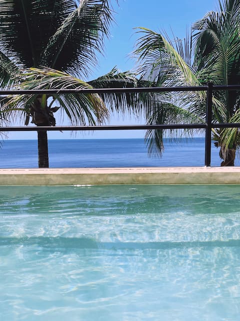 Beachfront Casa Mango Infinity Pool & Sunset Views