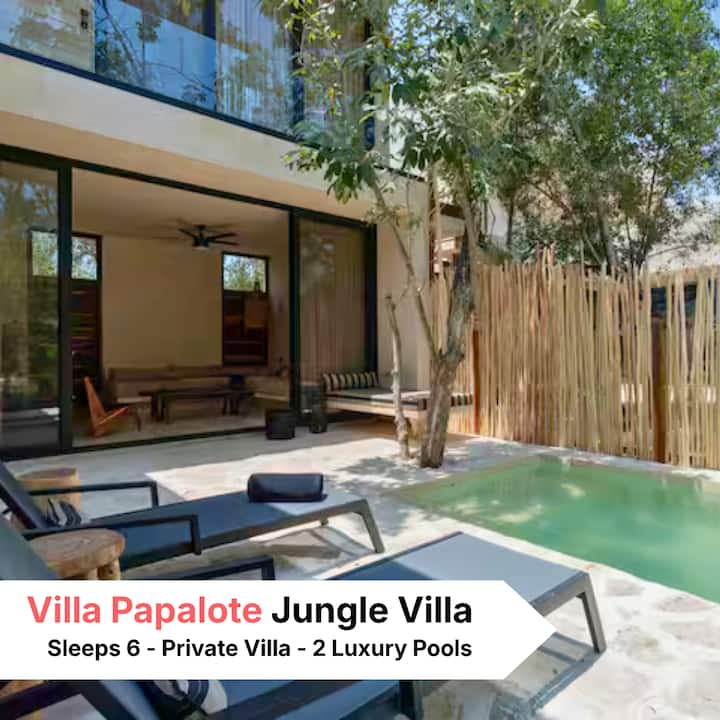Private Jungle Villa | 3br 2 Luxury Pools - Tulum