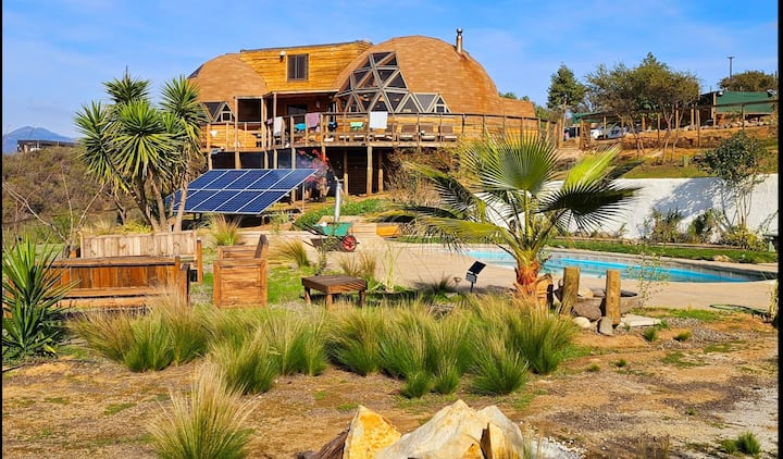 Escape to a retreat with fireplace and hot tub
