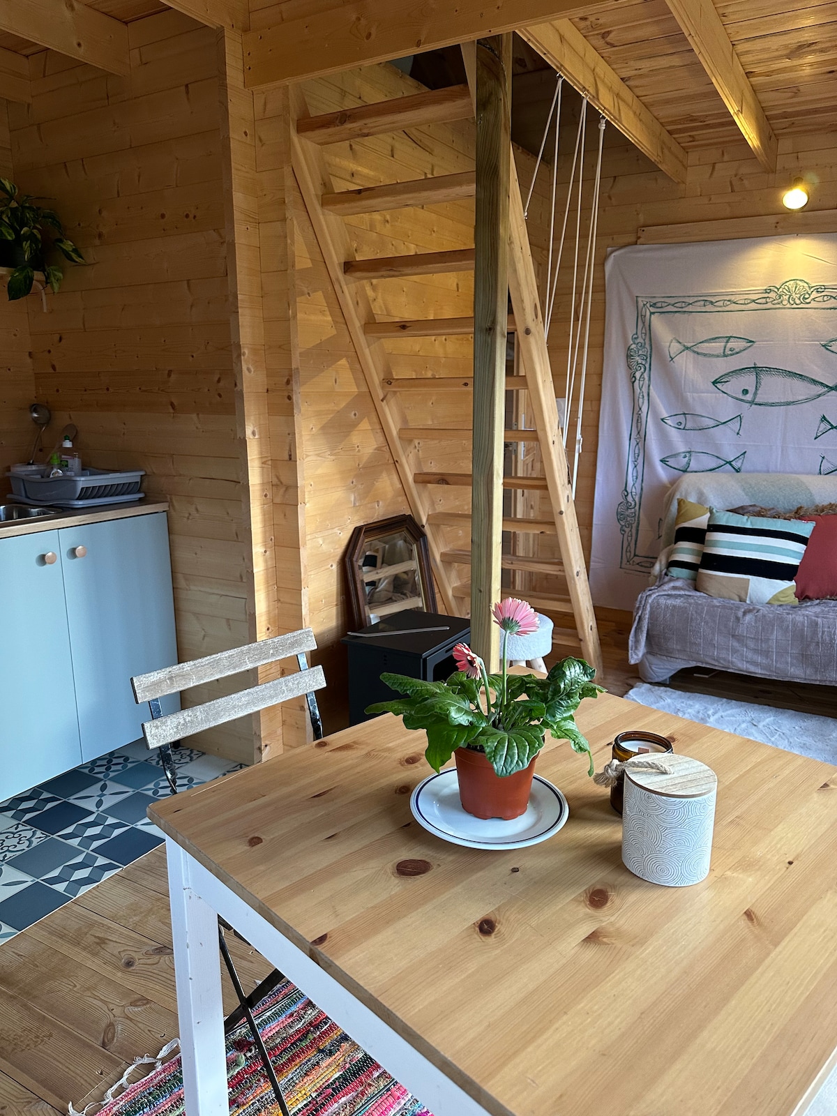 Top Airbnb: Heated wooden house with garden near the beach à Granville