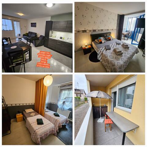 F3 in downtown DRC/Balcony/Netflix/Garage