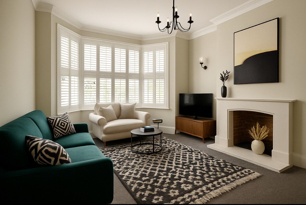 Top Airbnb: Stylish Ground-Floor Flat with Private Parking in Killinghall