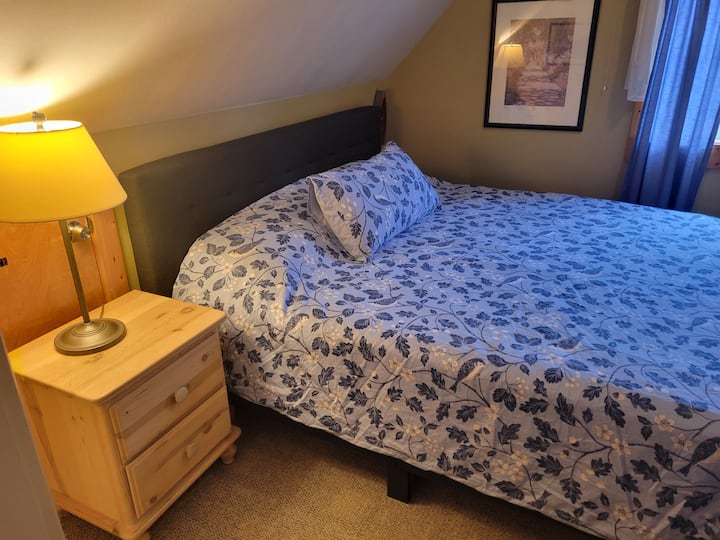 New king bed in the master suite