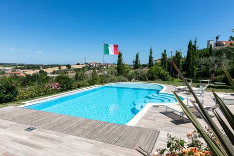 Apartment with private pool