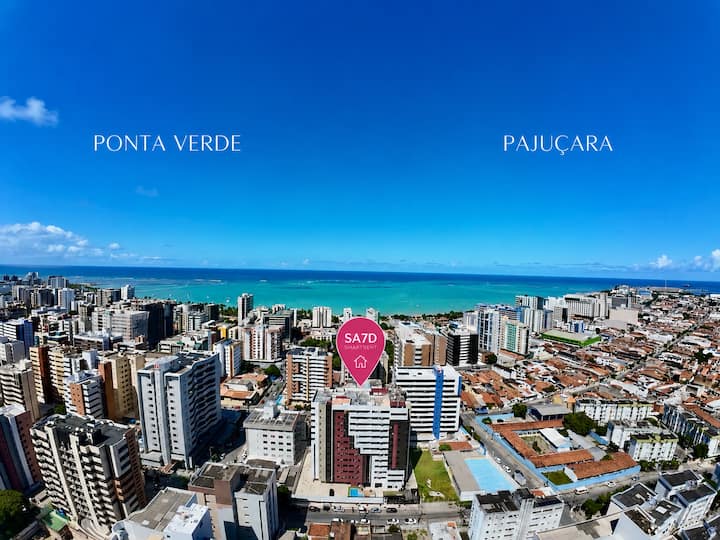 Soho210  Piscina  2 Quartos  Praia A Pé - Maceió