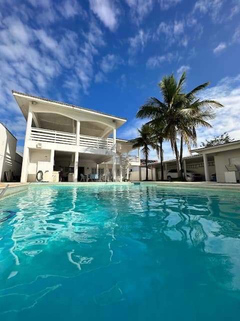 Greek house on the sand