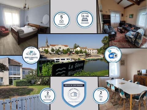 Vegetable garden veranda 12/14 people