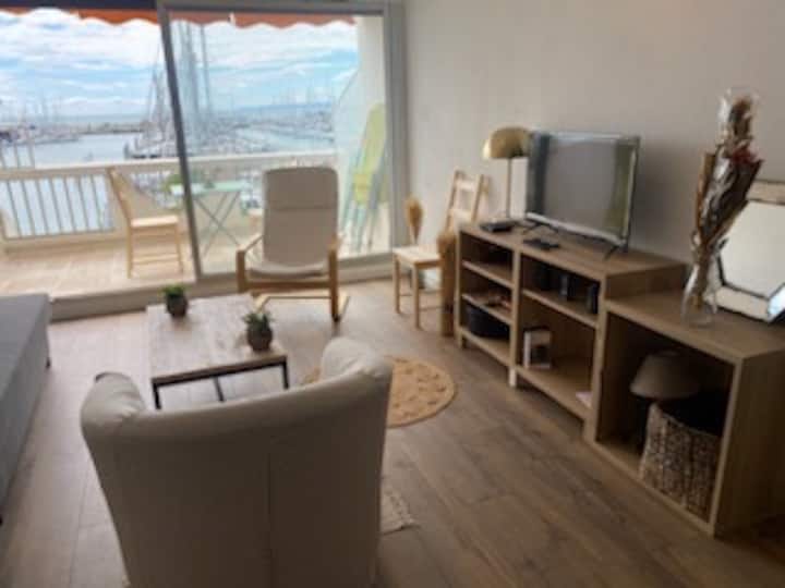 Duplex 2 Ch Vue Port Et Mer Centre Wifi - La Grande-Motte