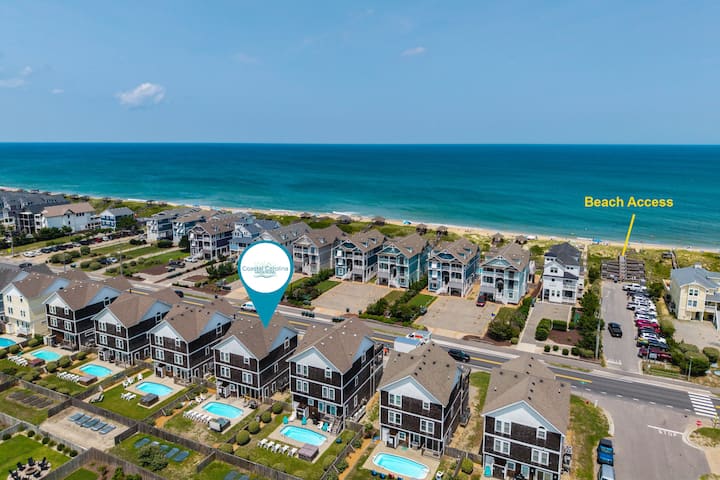 Sun On My Beach: Private Pool W/elevator - Nags Head