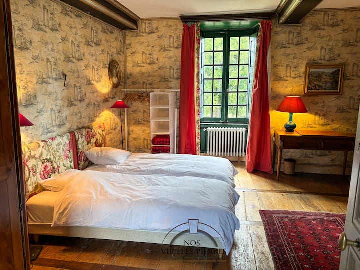 2 lits de 90 pouvant être réunis