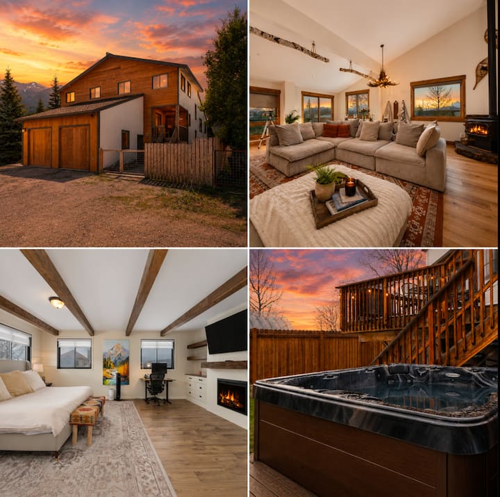 Spacious 7 Bed Retreat | Hot Tub + Ski Hill Views - Granby, CO