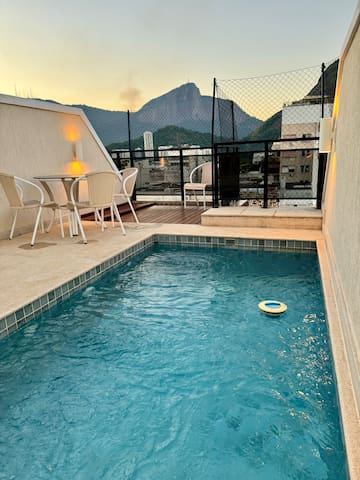 Lindo apartamento cobertura Ipanema vista Cristo