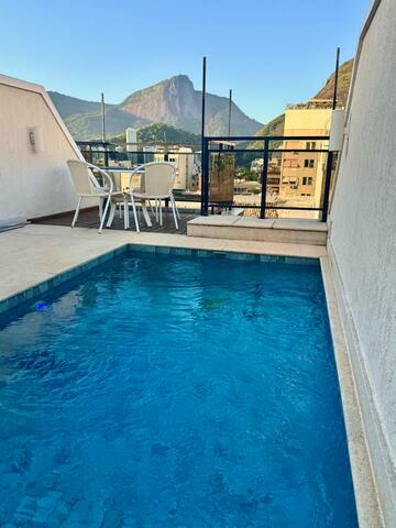 Apartamento cobertura Ipanema vista Cristo