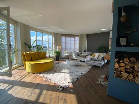 Unique 2-floor Tower loft penthouse apartment