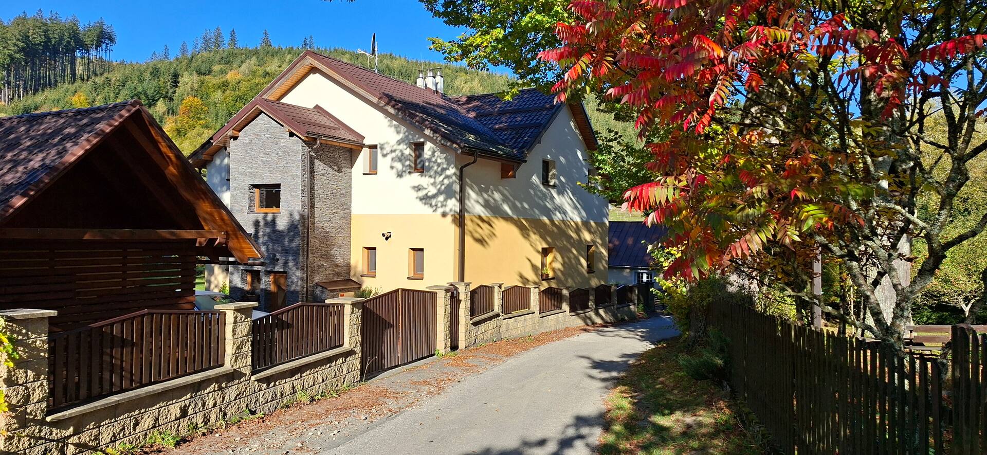 Villa Pohoda Javorníky with perfect privacy