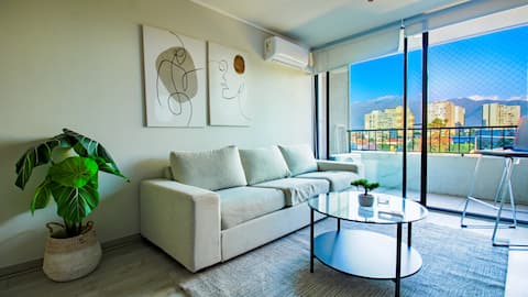Andes View, w/ parking+ A/C, 63 m²