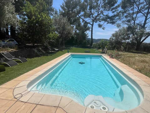 Private villa and pool