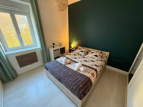 T3 quiet, near city center and lake, 2 bedrooms