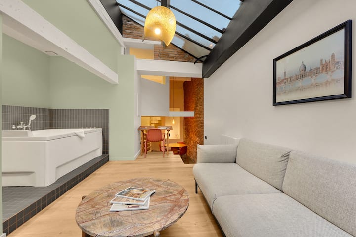 La Parenthèse Spa, Loft 64 M² Avec Balnéo • Centre - Toulouse