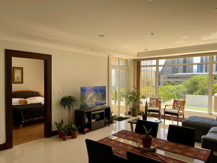 Apt. Nearby Airport W/ Parking - San José