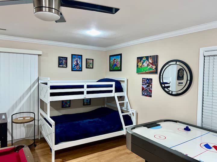 Twin over full bunk - 4th Bedroom/Game Room