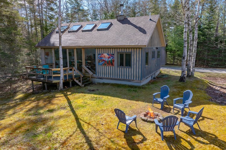 1 Br Home In Quiet Wooded Area In Bh! [Art Studio] - Bar Harbor, ME