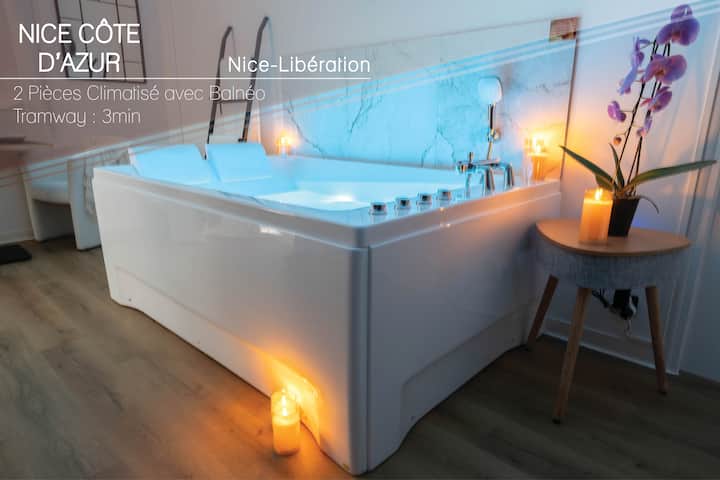 Romantic Love Room, 2 Room Air-conditioned & Balneo