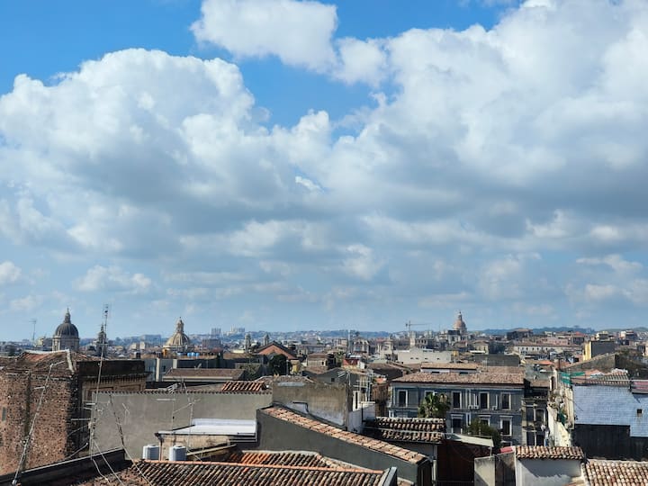 Penthouse In The Center With Terrace And Sea View - Catania