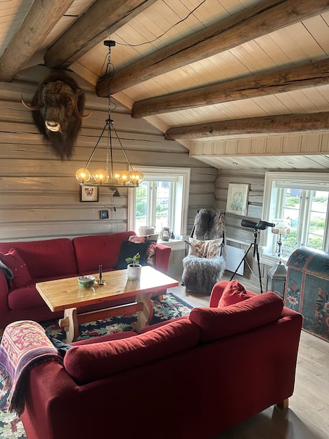 Great cabin with jacuzzi, in the heart of Dovrefjell!
