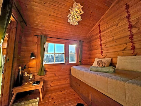 Cozy cabin with private Finnish sauna