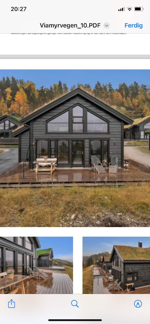 Beautiful cabin in stunning nature with a view