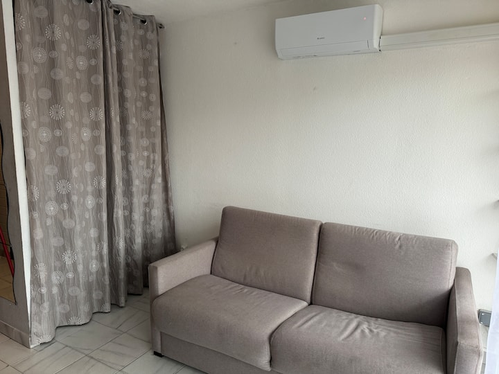 Studio Cabine Climatisé 50m Plage Et Port - Valras-Plage