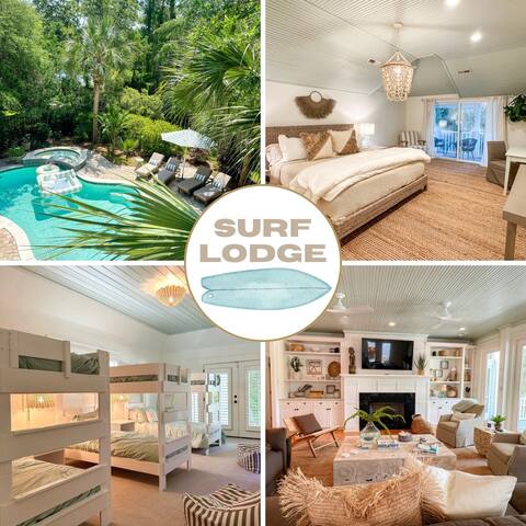 Surf Lodge - Pvt Pool, Walk to beach, 12beds