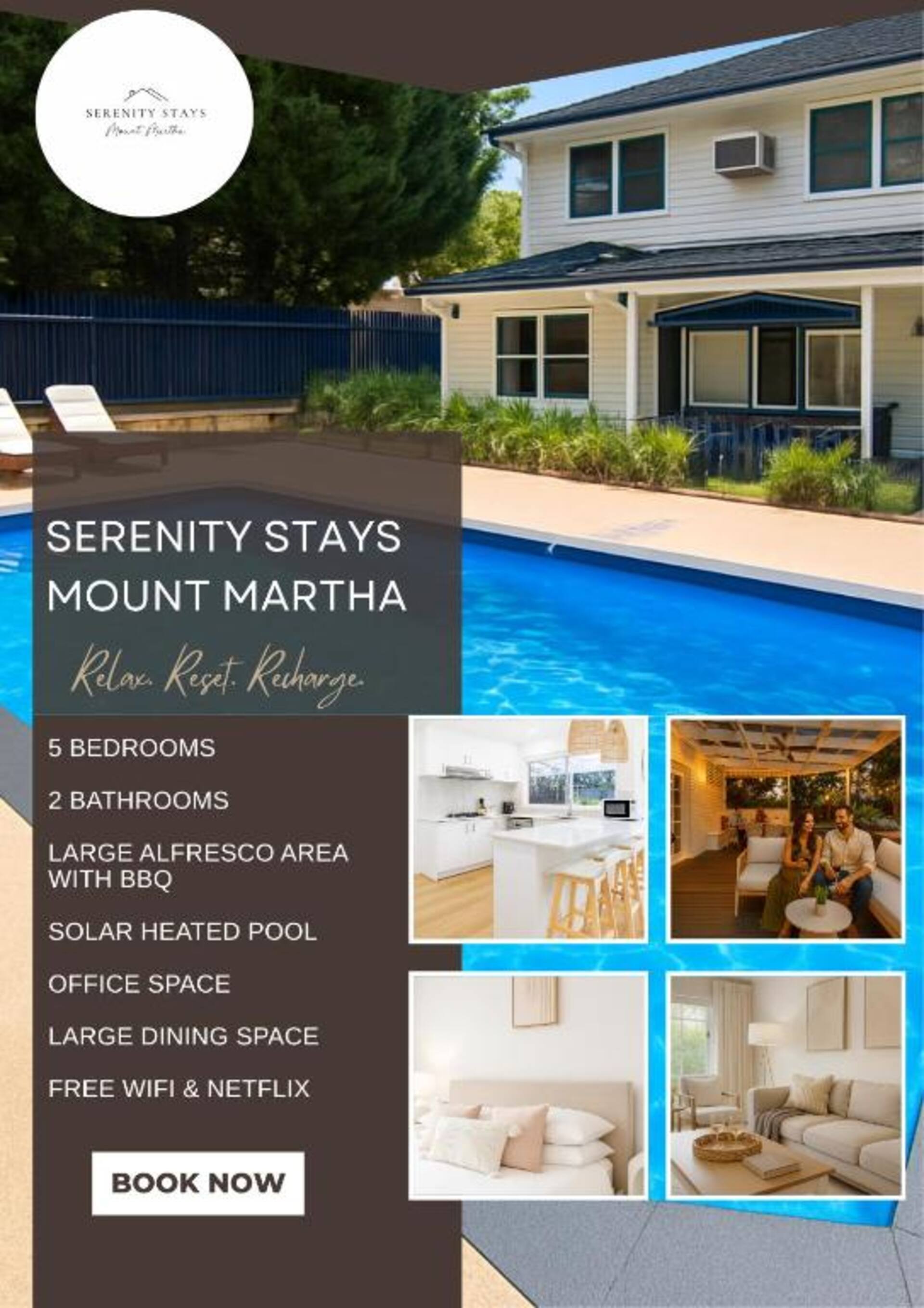 Close to beach and wineries