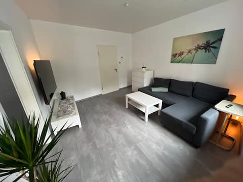 2-room apartment on the ground floor with kitchen and underfloor heating