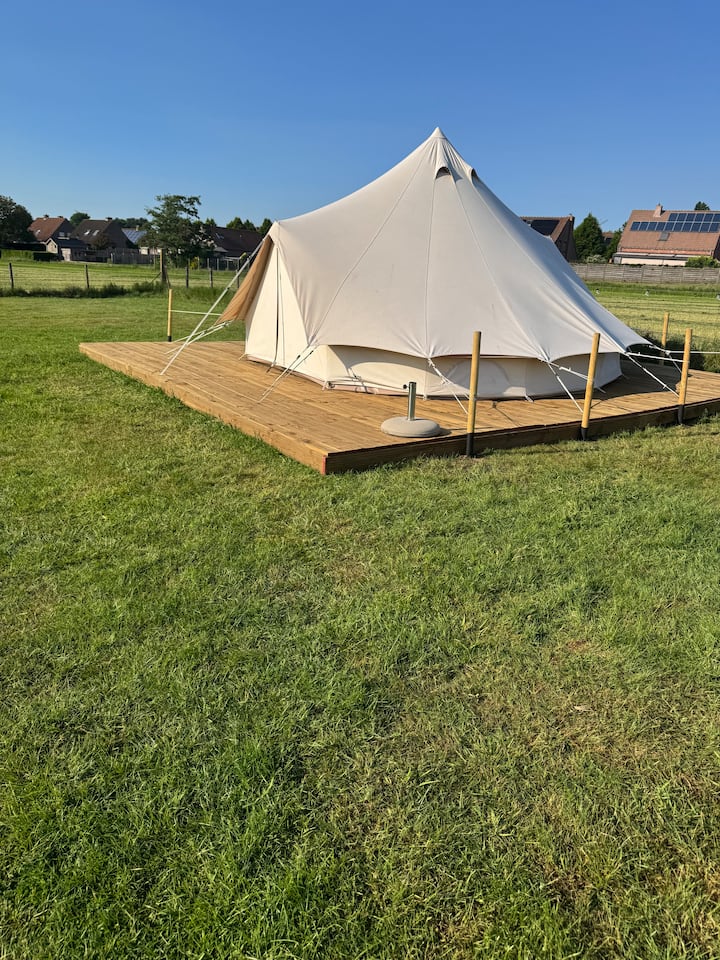 Safari Glamping Tipi In De Natuur - 4p - Jabbeke
