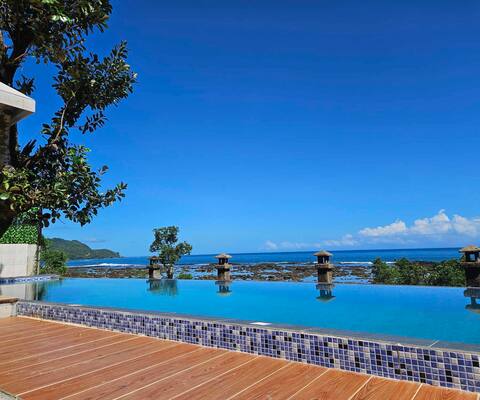 Beach House w/ Infinity Pool 5 AC Rooms Unlipax
