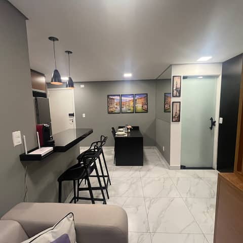 Imóvel de sucesso: Modern Studio with Pool, Gym and Garage em Sorocaba