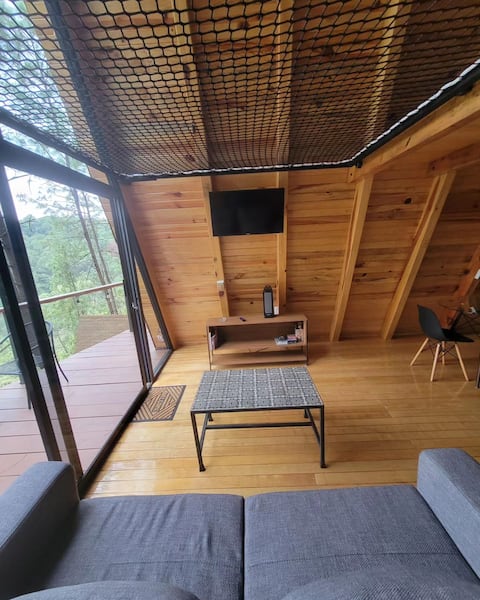 Successful Airbnb property: Alpine cabin for couples. in Mazamitla