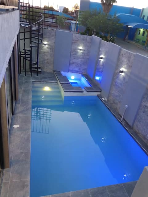House with heated pool