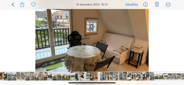 Très Beau F1 Vue Mer Accès Direct Plage - Cabourg