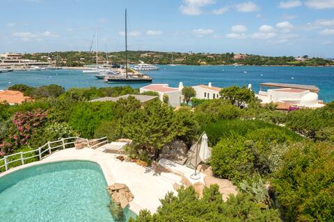 [Porto Cervo Piazzetta]Villa with Pool and View