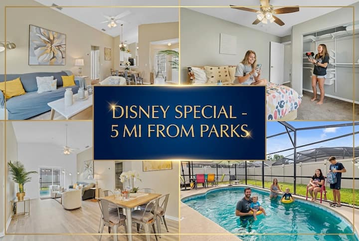 Superhost | Sleeps 10 | House With Pool 5 Mi To Wd - Celebration, FL
