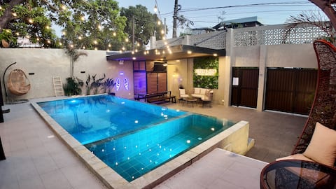 Loft-Style Cabins with pool