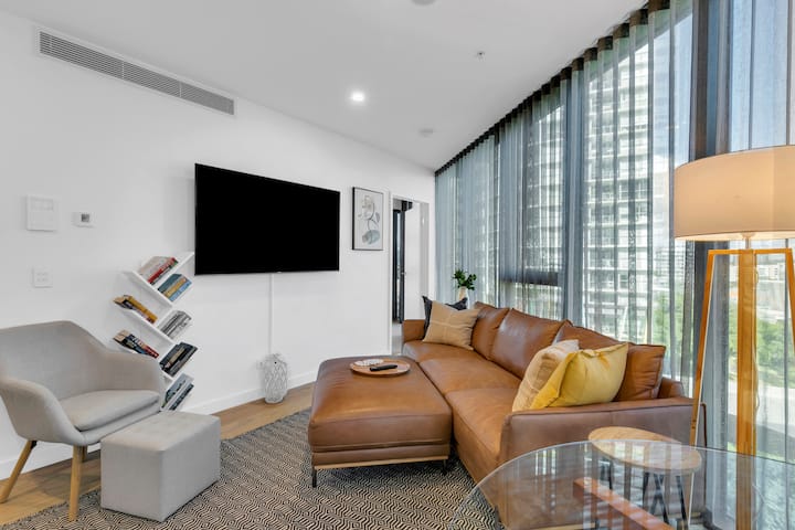 *Stylish Luxury Oasis 1br With King Bed - South Brisbane Station