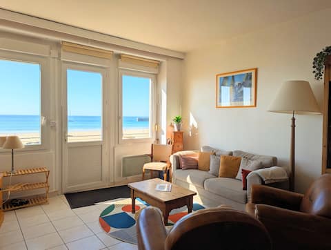 House facing Pléneuf beach - Sea view - garden
